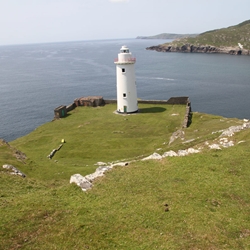 Ardnakinna Lighthouse on Bere Island exhibits new LED light