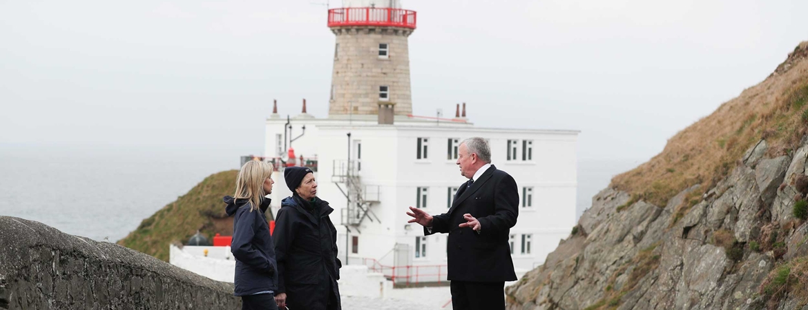 The Princess Royal Visits Irish Lights